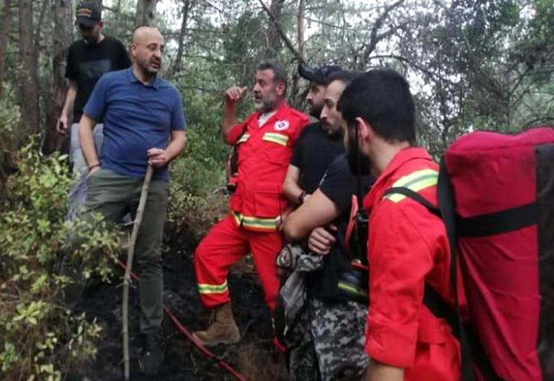 جهاز الطوارئ والإغاثة في الضنية يواكب إخماد حريق حرج السفيرة -بطرماز 
